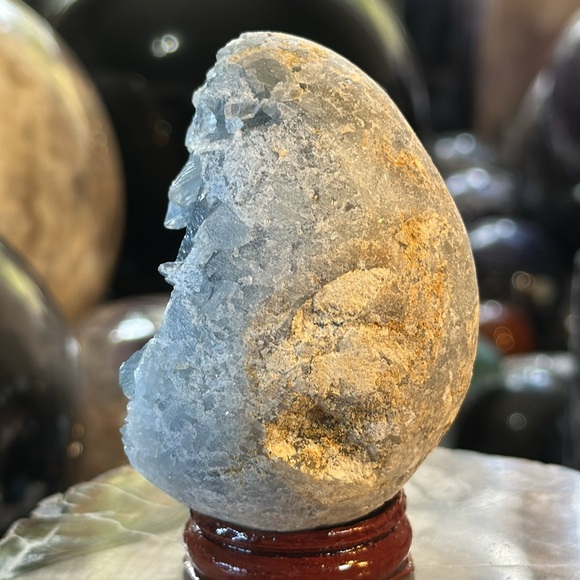 Celestite Crystal Egg Cluster! - Picture 7 of 9